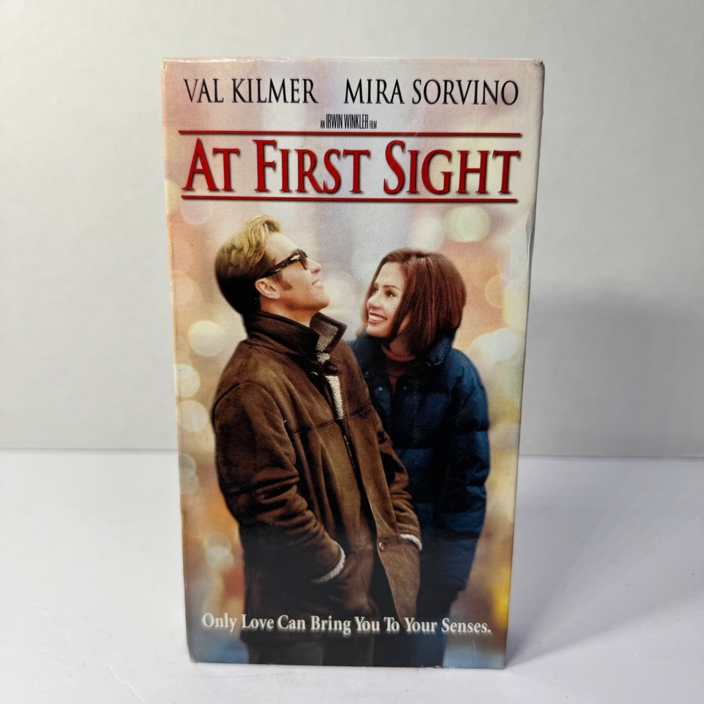 At First Sight VHS 1999 Val Kilmer Mira Sorvino Romance Drama MGM Studio Vintage